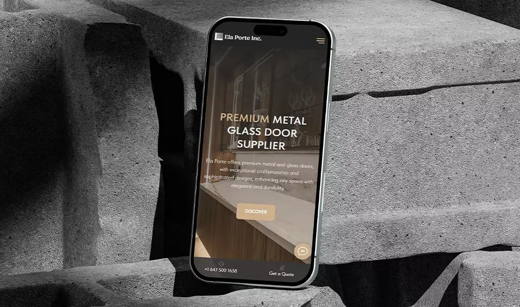 ElaPorte - premium metal & glass doors project by Thrive Solutions