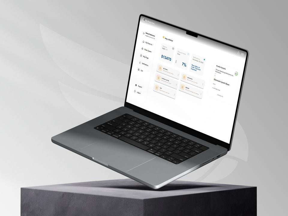 Custom platform & client portal by Thrive Solutions, Toronto