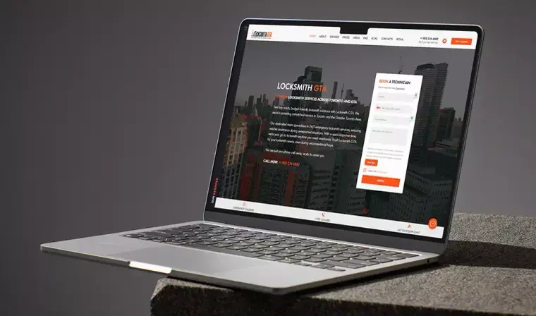 Locksmith GTA, 24/7 locksmith service project by Thrive Solutions