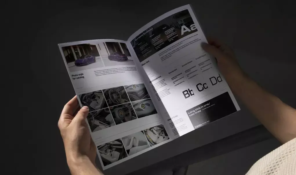 DAU Rental brand book by Thrive Solutions - premium car rental