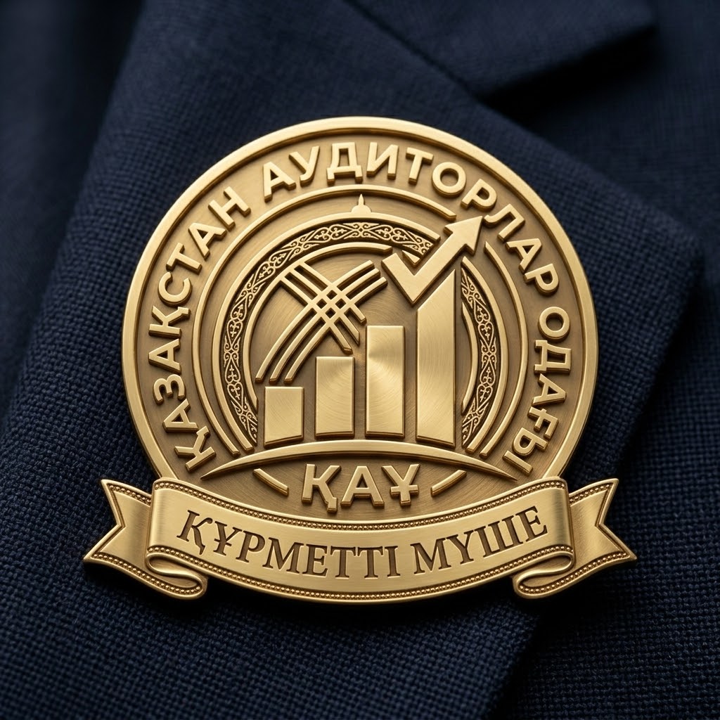 Нагрудный знак «Құрметті мүше» / «Почётный член»