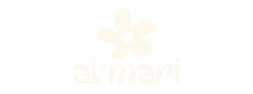Almari Flowers — логотип цветочного магазина в Алматы