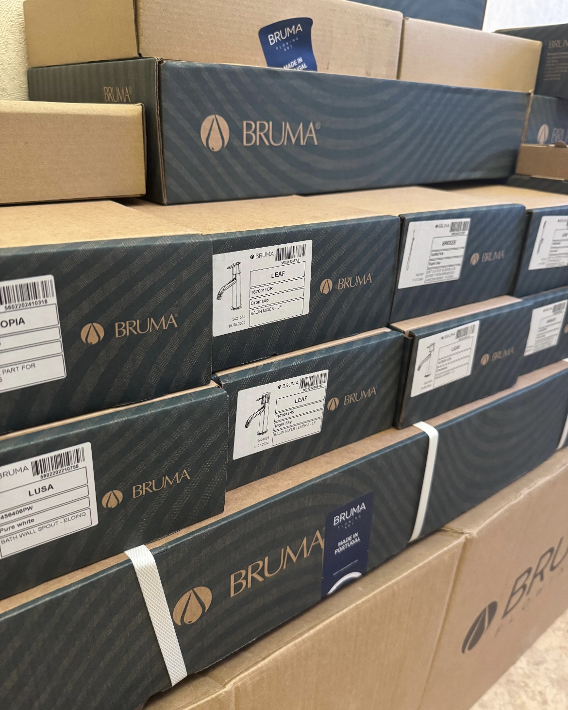 Приёмка заказа BRUMA у курьера