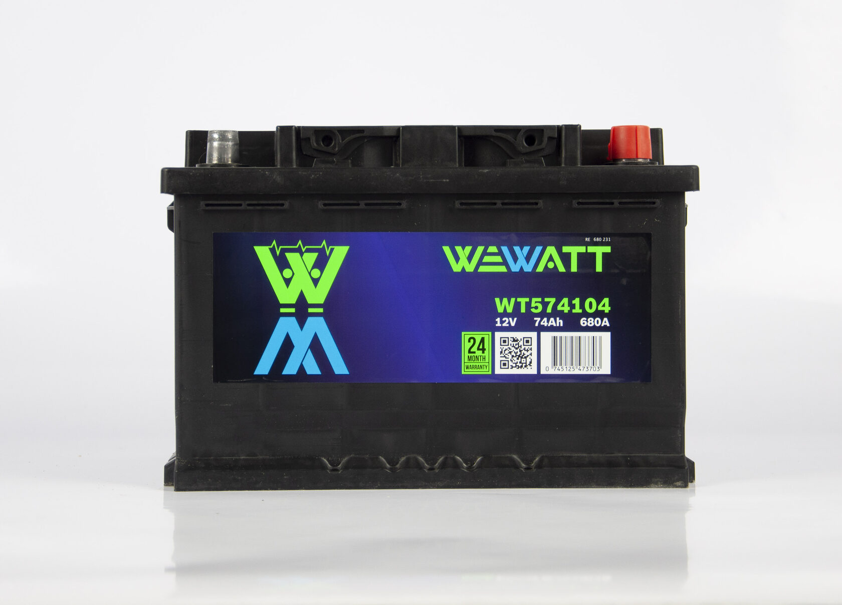 Аккумулятор WEWATT 74Ач 680А EN 