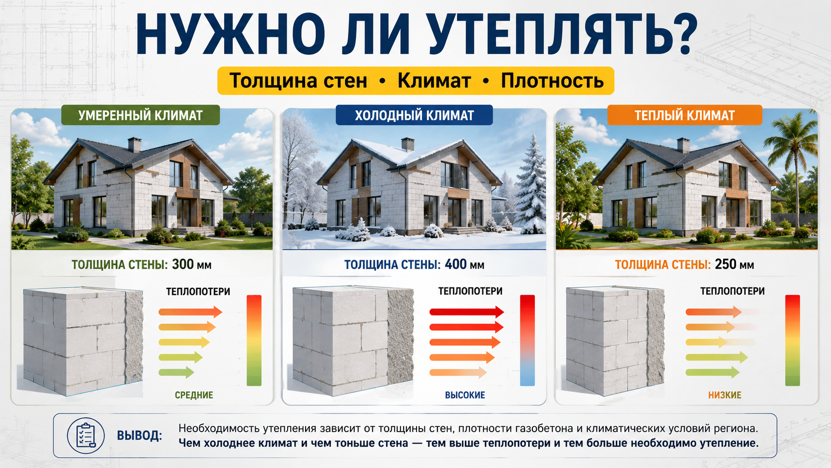 Нужно ли утеплять газоблок