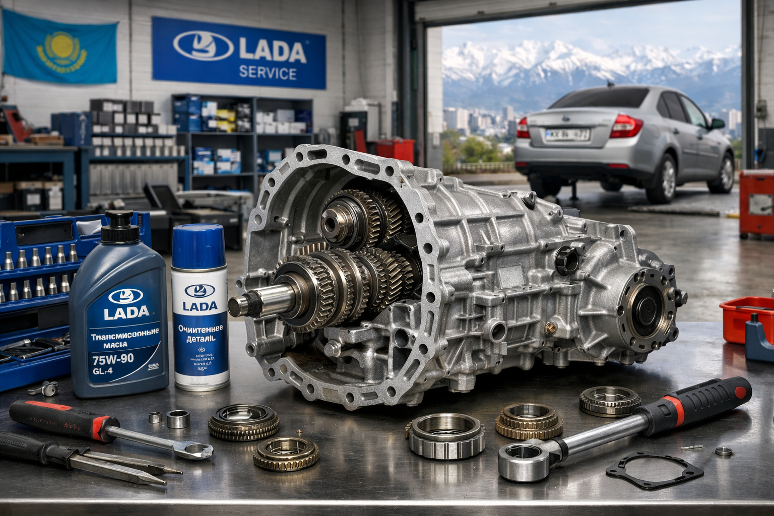 Ремонт коробки передач LADA в Алматы