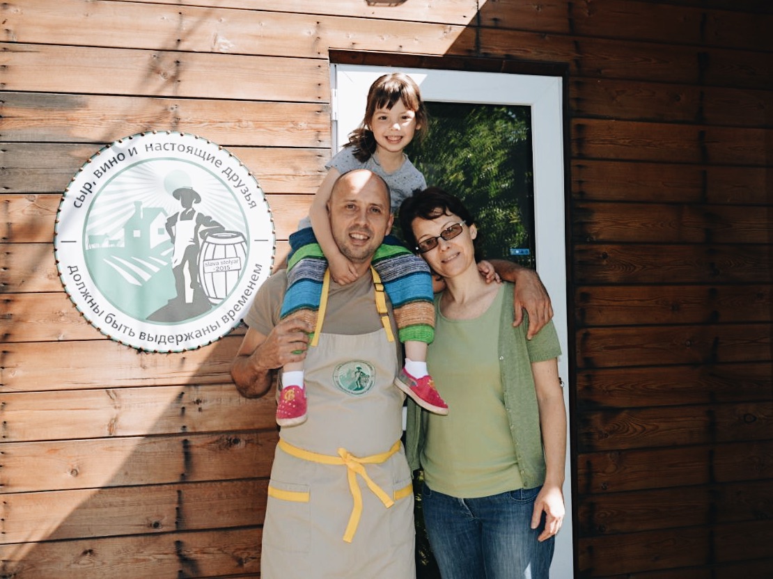 Slava, Iren and Arina, hosts of Nada Vineyard