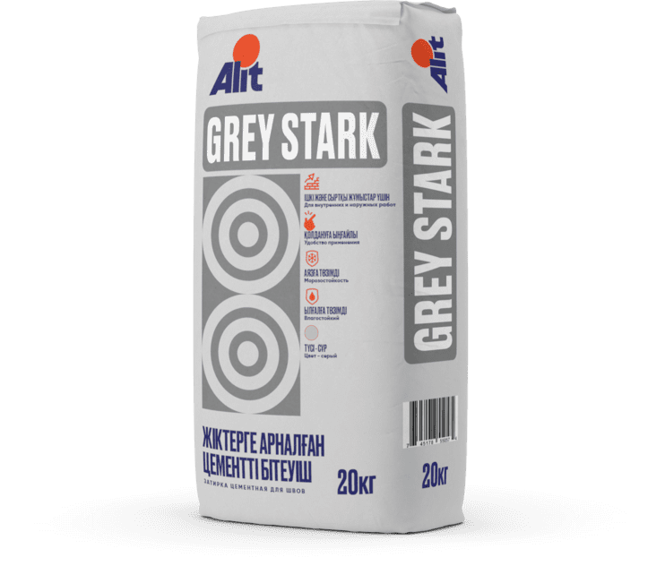 затирка для швов серая Grey stark, Alit