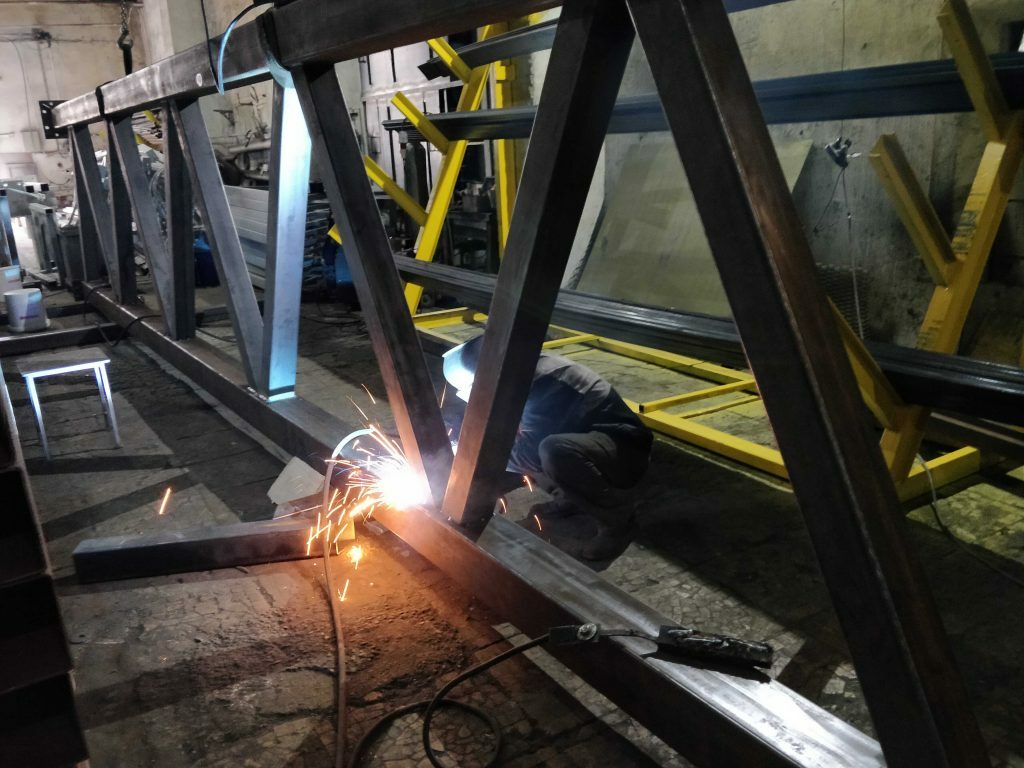 Welding work