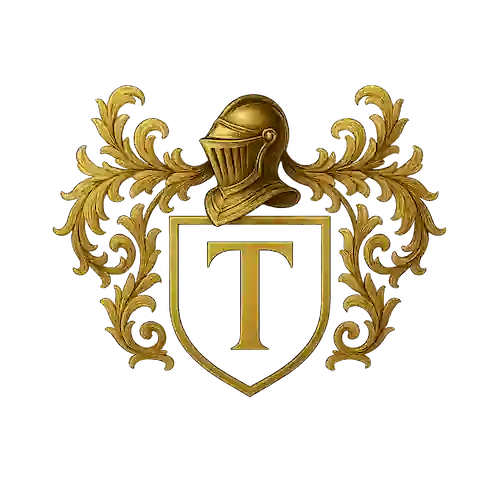 Логотип компании TIMOFEYEV — услуги транспорта, авиа и трансфера в Алматы