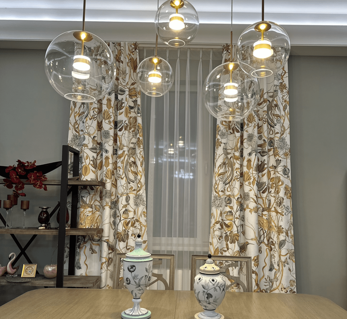 Заказ модных штор для зала под заказ, широкий выбор