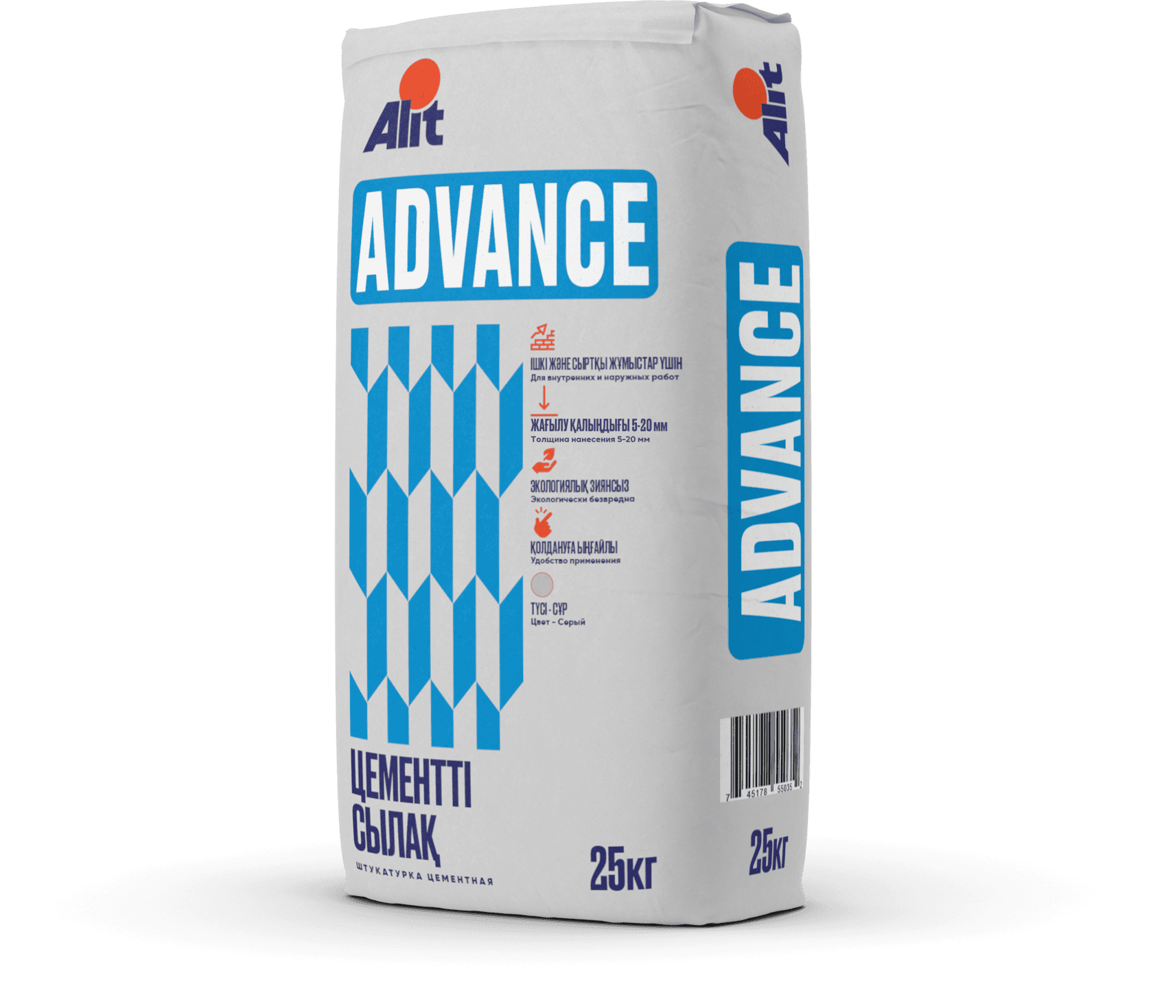 штукатурка цементная Advance Alit