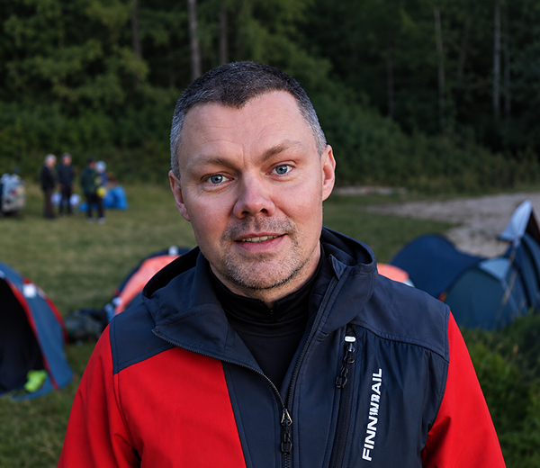 Андрей Заиканов во время экспедиции