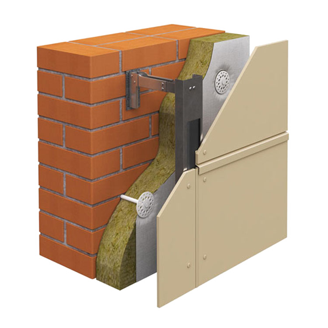 Навесной вентилируемый фасад из фиброцементных панелей