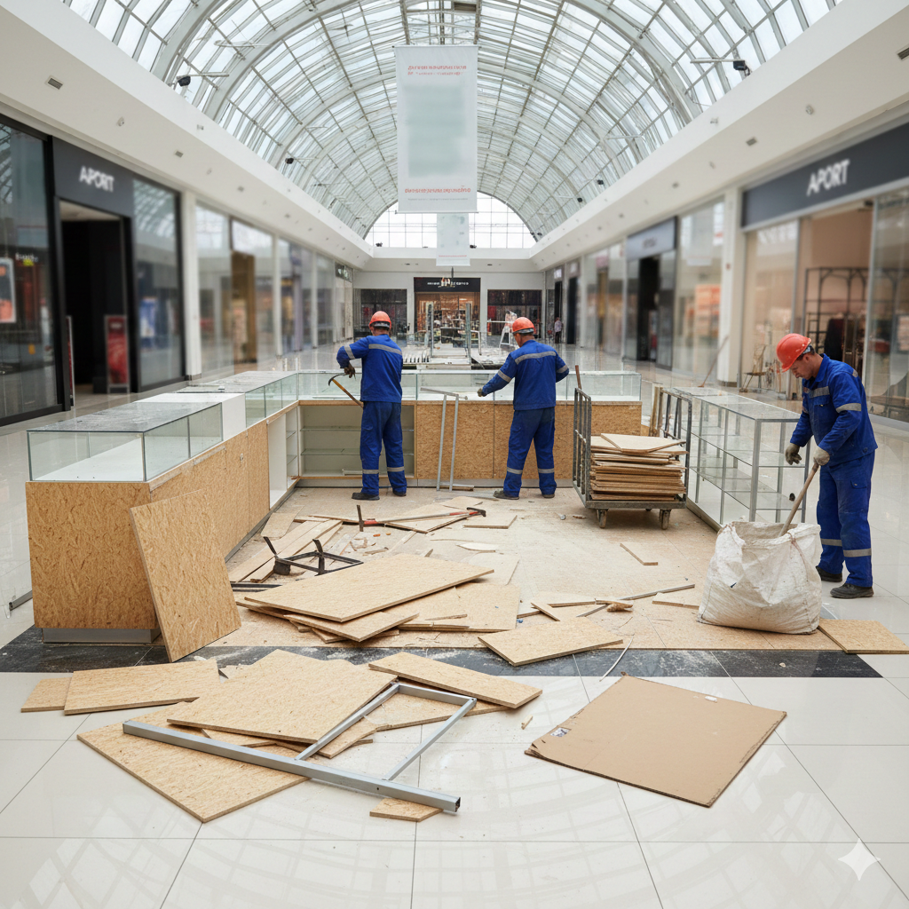 Вывоз старого оборудования из ДСП