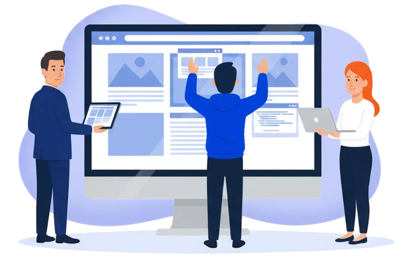 Специалисты маркетингового агентства Метриум разрабатывают сайт