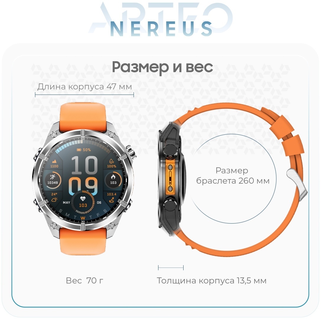 Спортивные показатели ARTEO Nereus