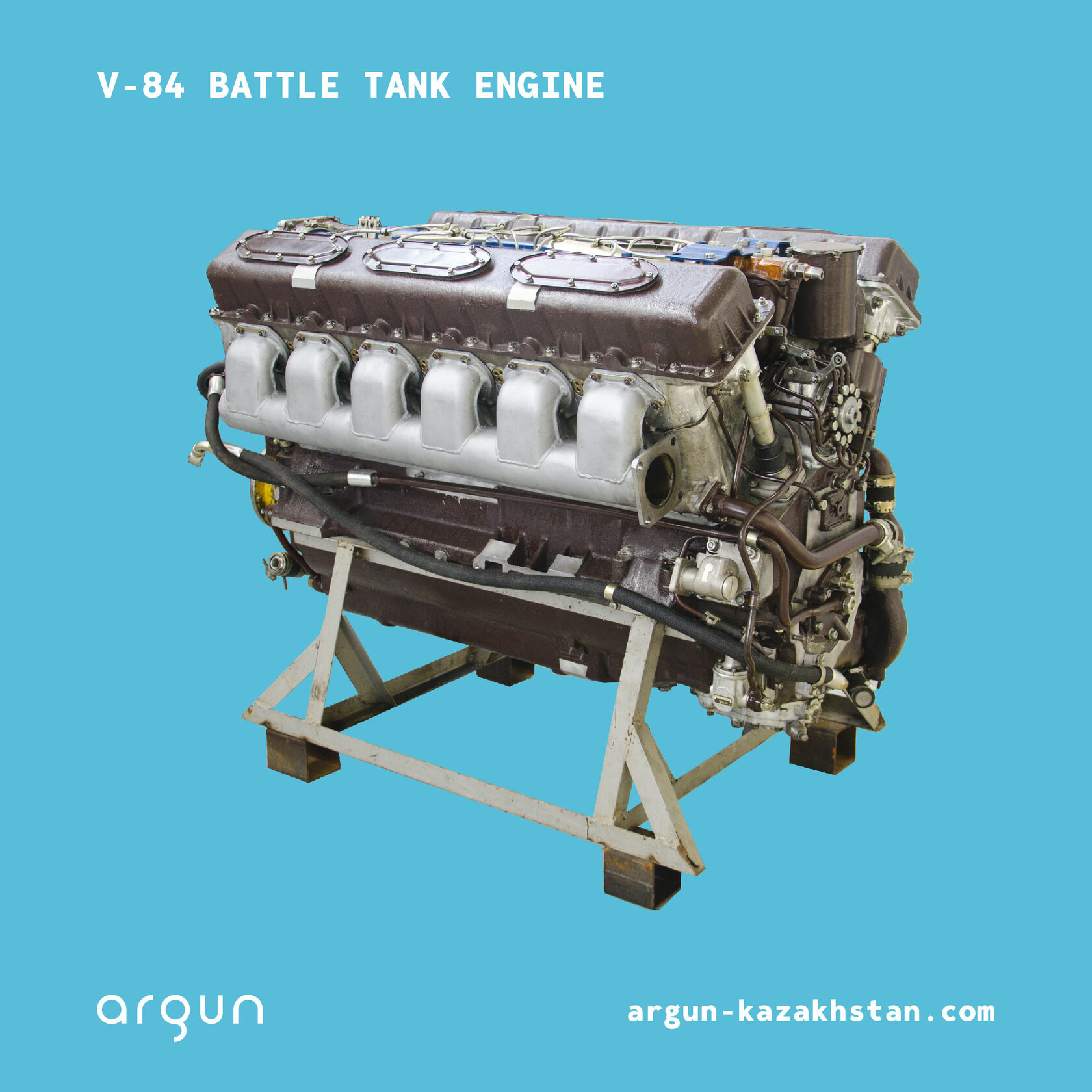 84 Engine V-84 battle tank engine | Worldwide shipping - ARGUN
