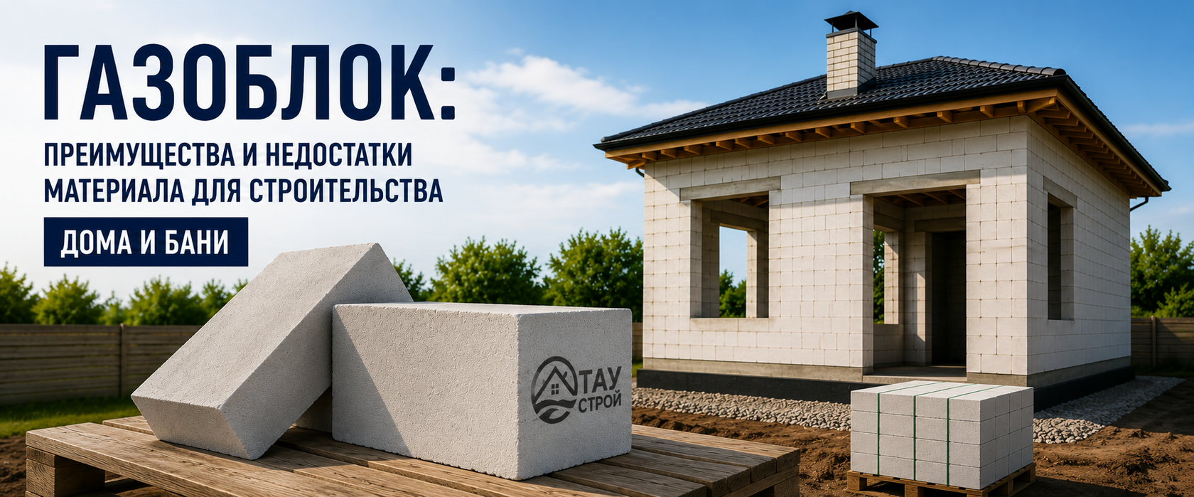 Газоблок: плюсы и минусы материала для строительства дома и бани
