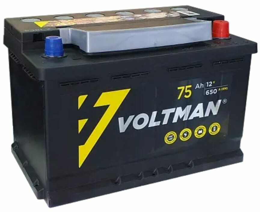 аккумулятор voltman 75 ач