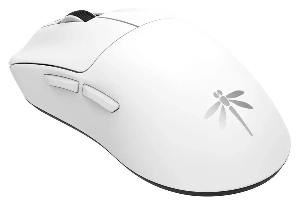 Игровая мышь VGN Dragonfly F1 Pro, белый — вид под углом