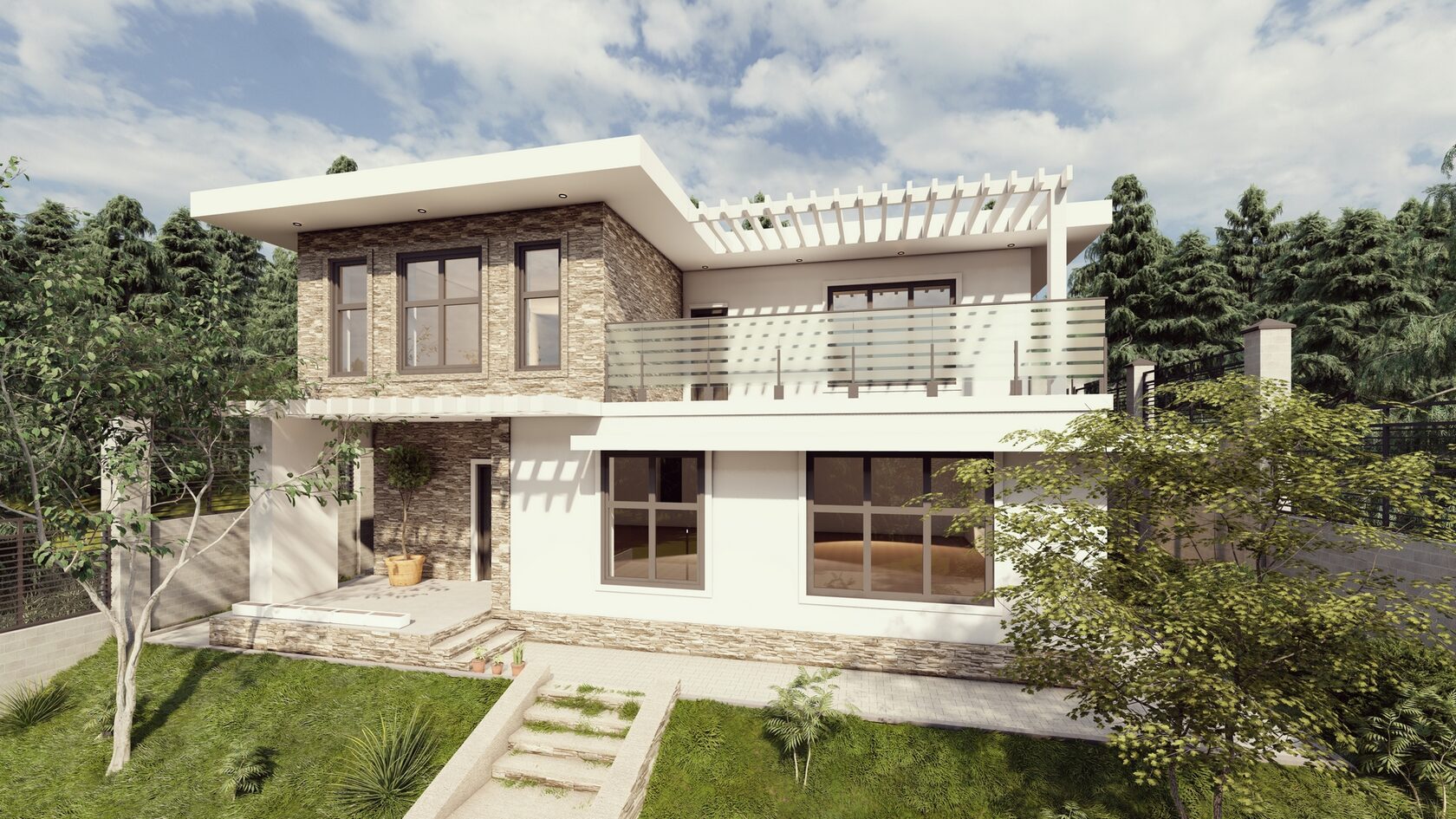 Проект частного дома в Алматы — архитектурная студия ProArch