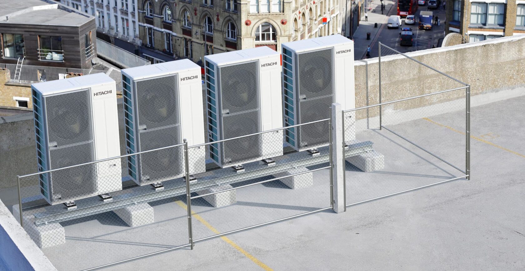 Купить промышленные кондиционеры Hitachi в Казахстане для малого и среднего бизнеса