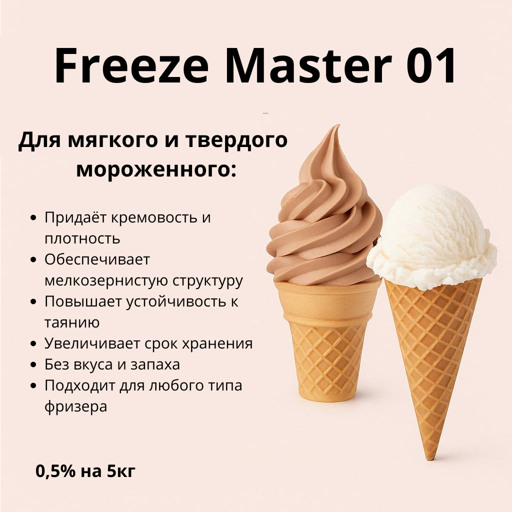 Секрет приготовления вкусного мороженого — стабилизатор FM01