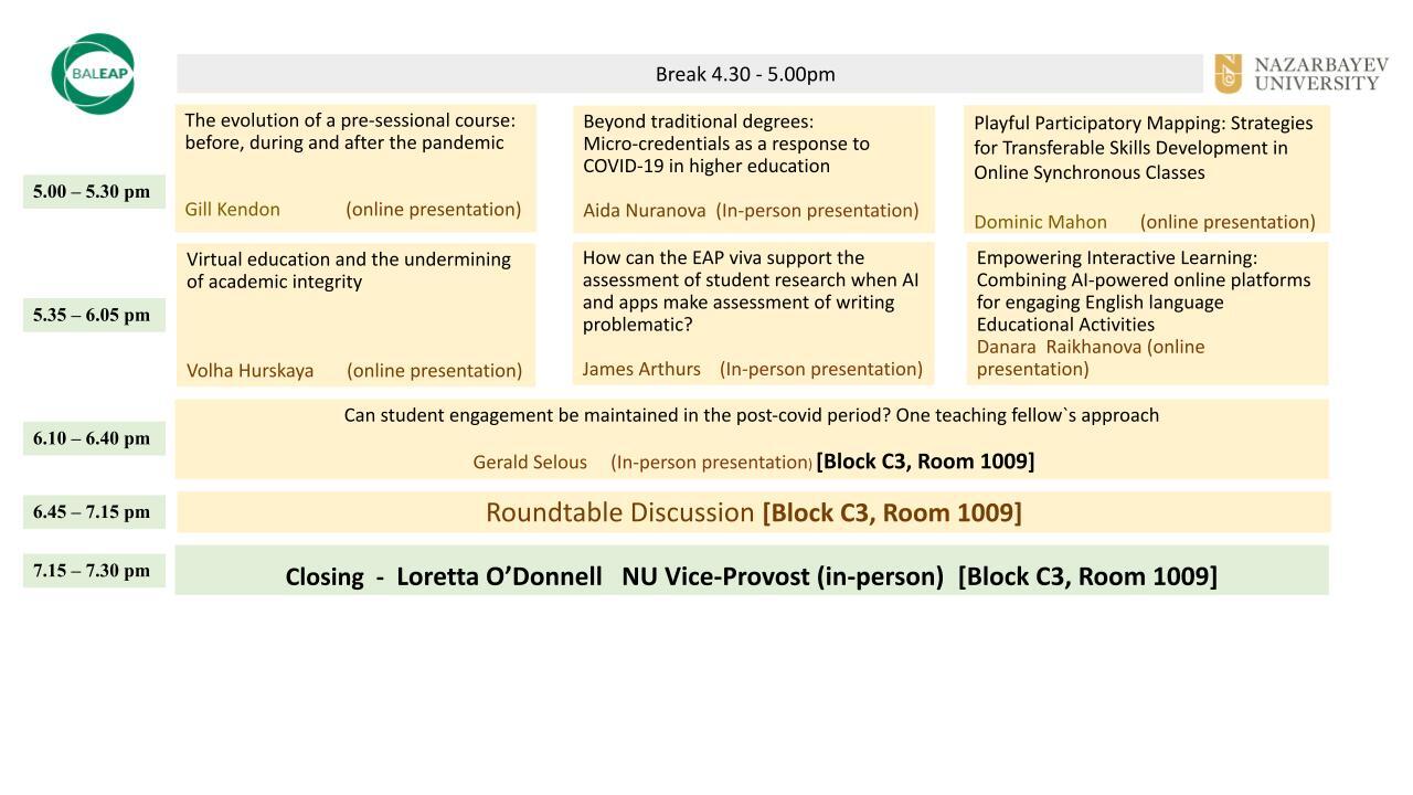 BALEAP PIM Event -The Global forum for EAP professionals