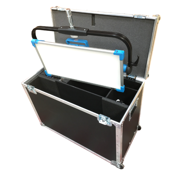 Полетный защитный рэковый алюминиевый транспортировочный кейс для светового оборудования и led панелей