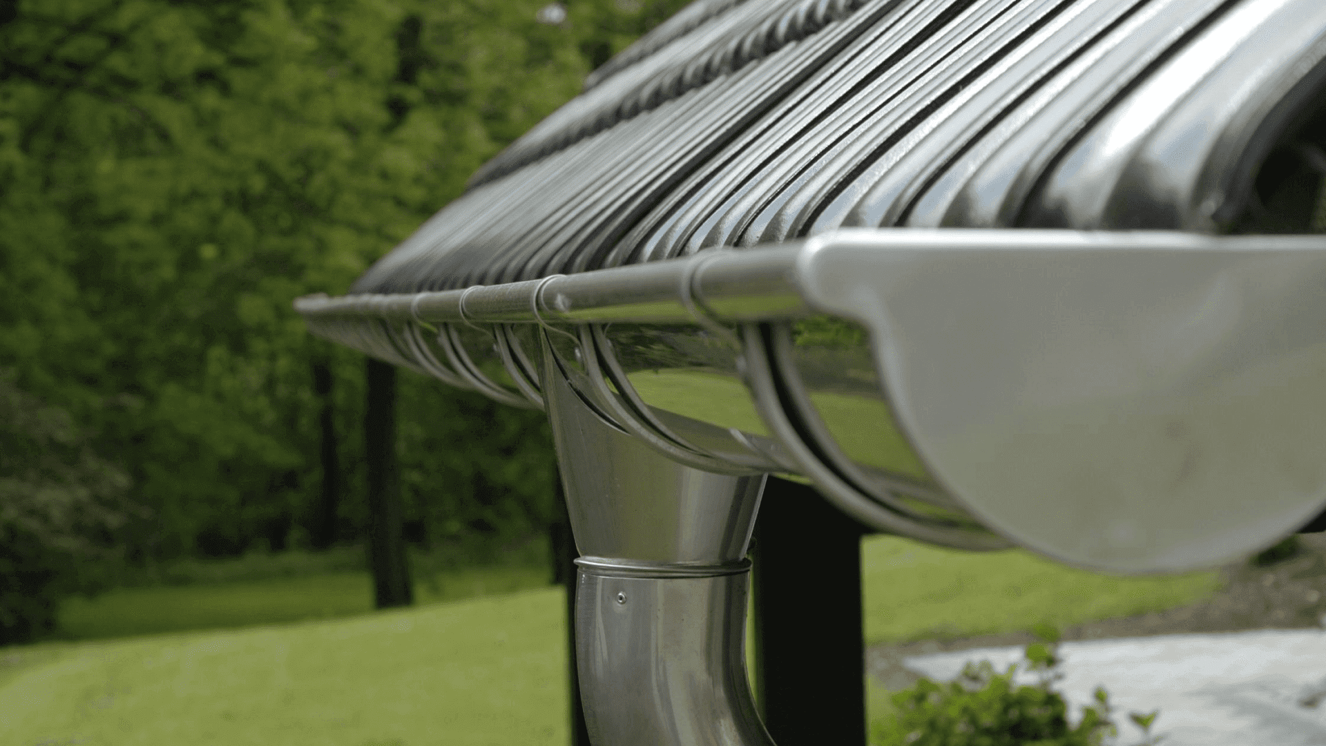 Металлическая водосточная система круглого сечения