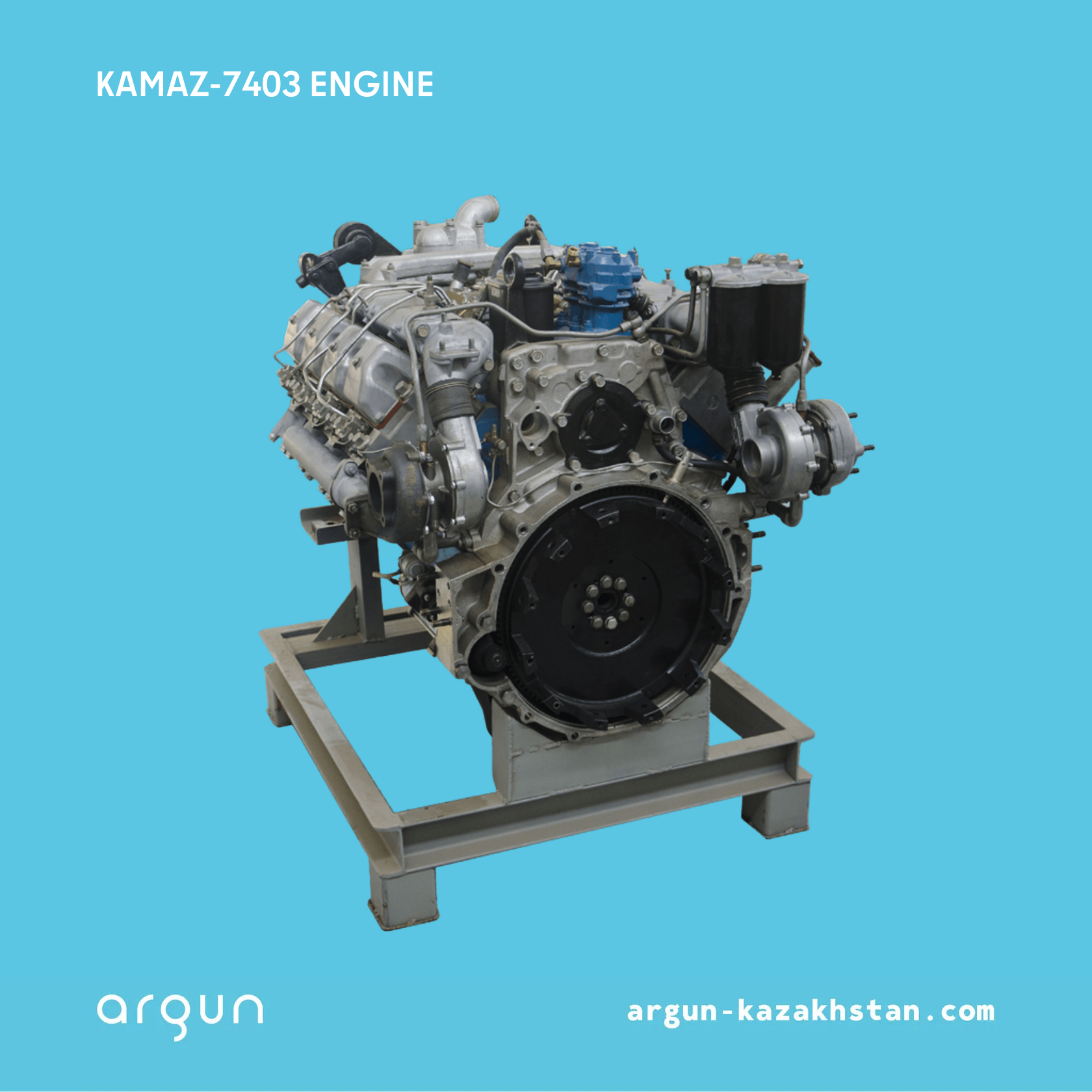 KAMAZ-7403 diesel engine | Worldwide shipping - ARGUN