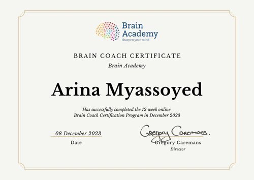Preview: Brain Academy — Brain Coach, 2023
