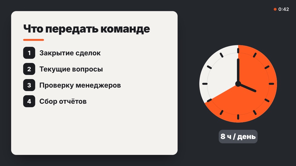 Кадр из видео: Как освободить 8 часов в день