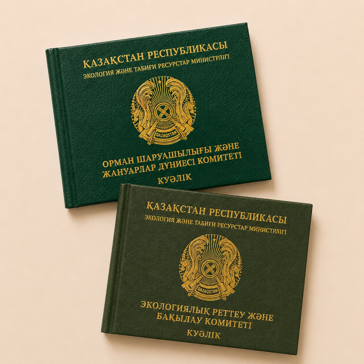 Удостоверение егеря природоохранной службы