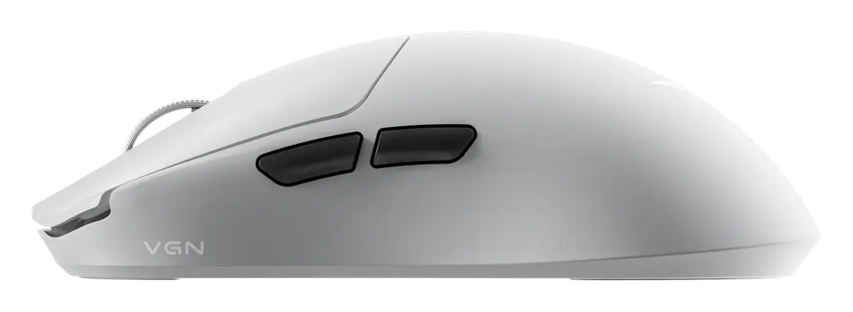 Игровая мышь VGN Dragonfly F2 Pro Max, белый — вид сбоку