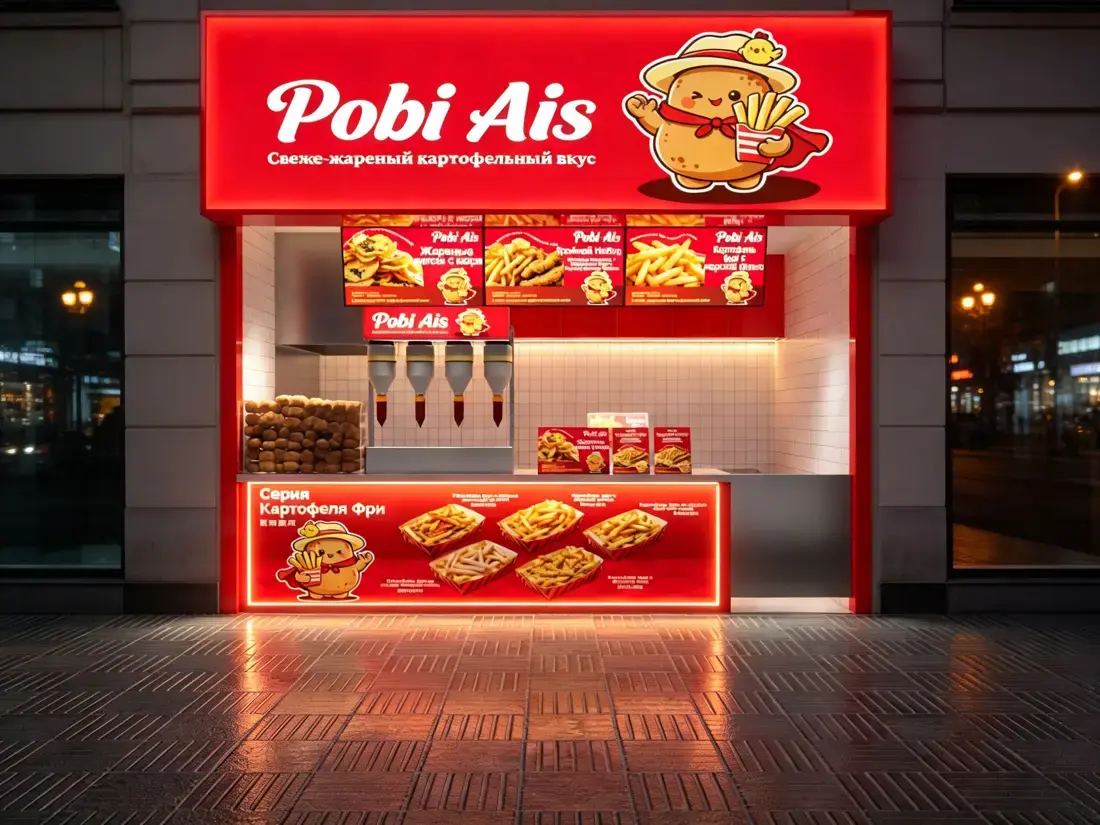 Визуализация киоска Pobi Ais
