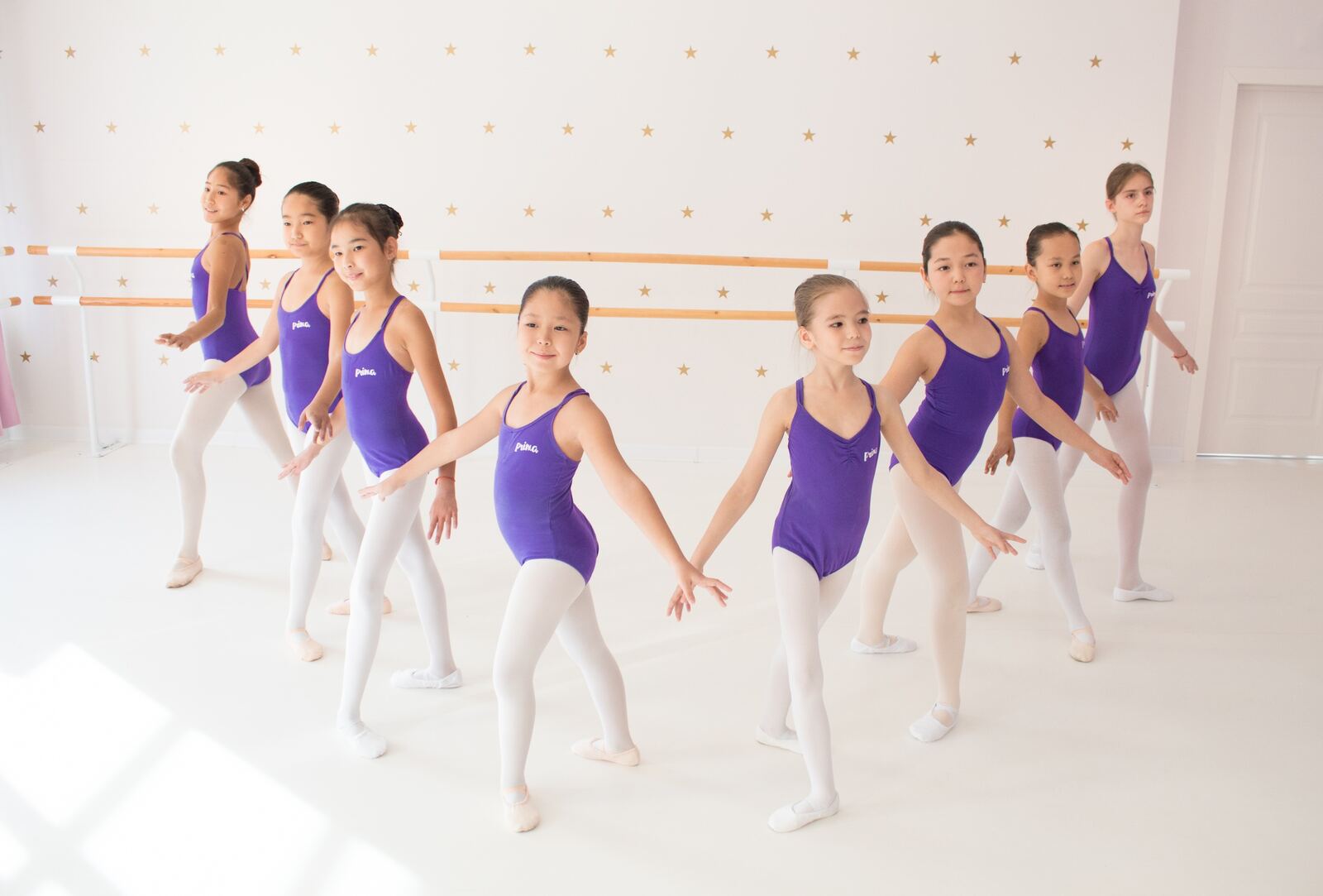 Ballet class for girls at Prima Ballet School Creek Harbour Dubai