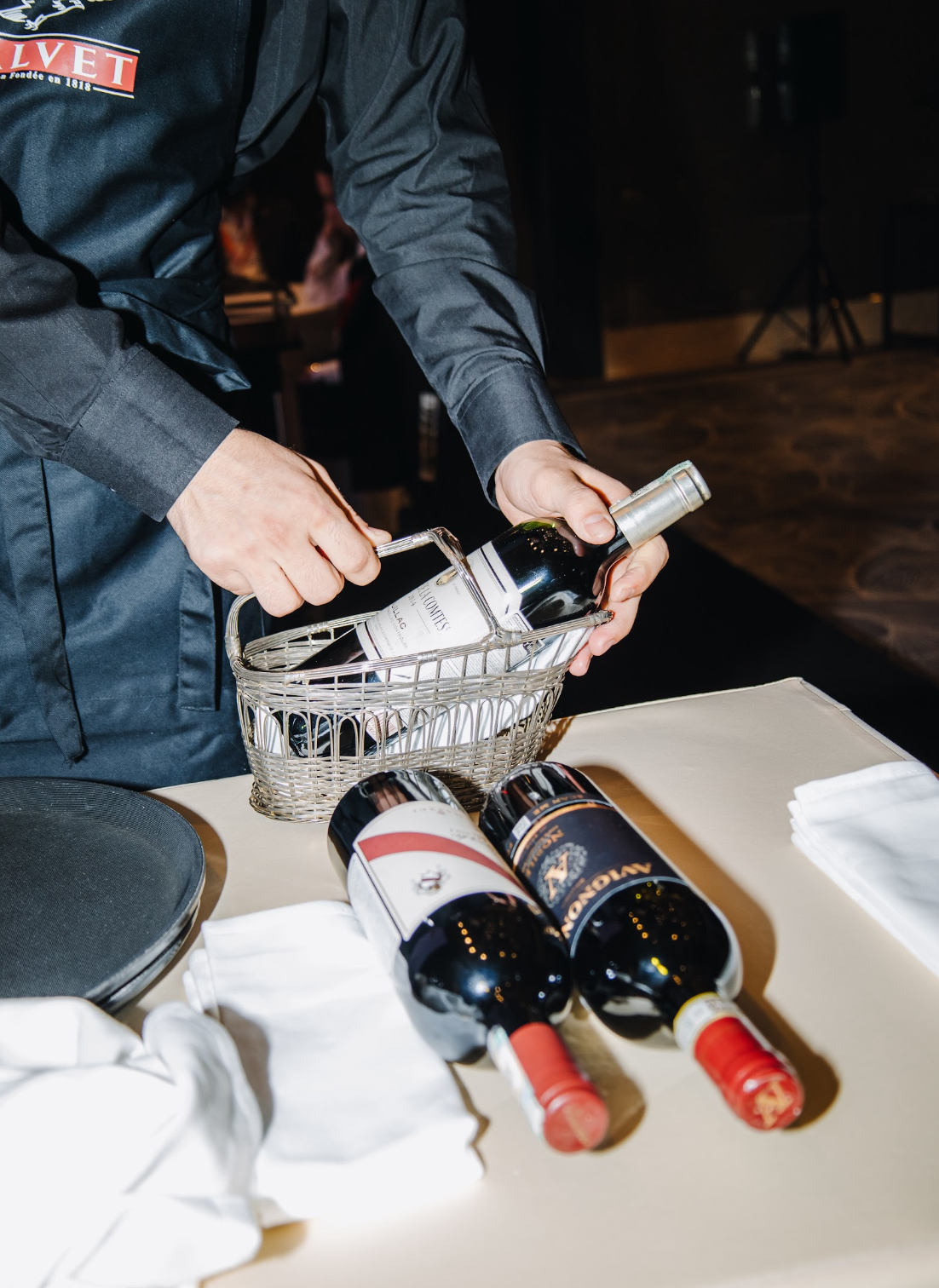 Sommelier competition tasting event