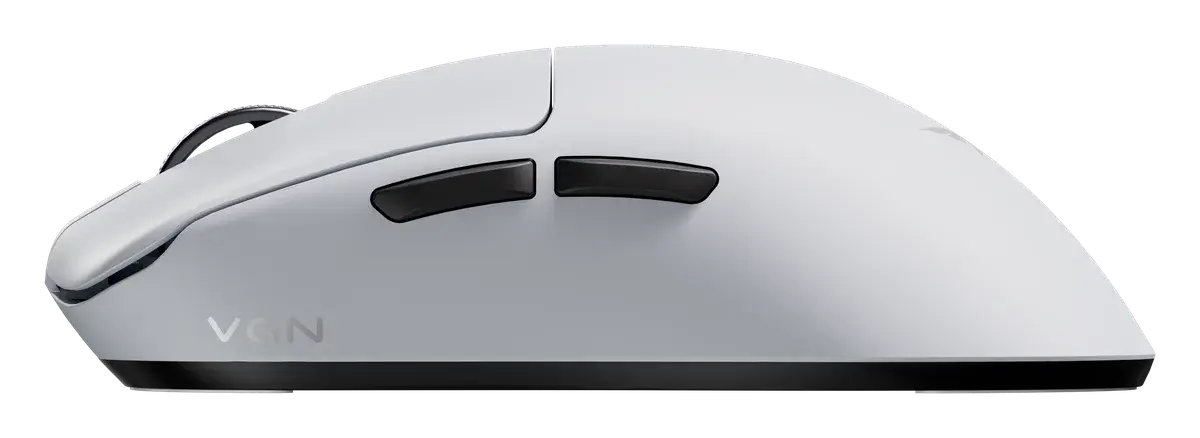 Игровая мышь VGN Dragonfly F1 V5 Turbo+, белый — вид сбоку