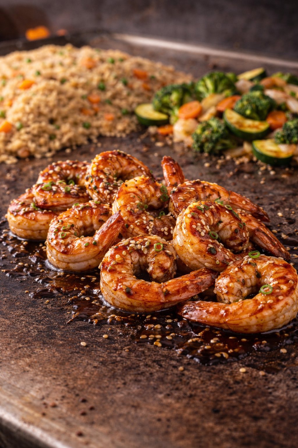 Hibachi chef cooking at a private party in Texas