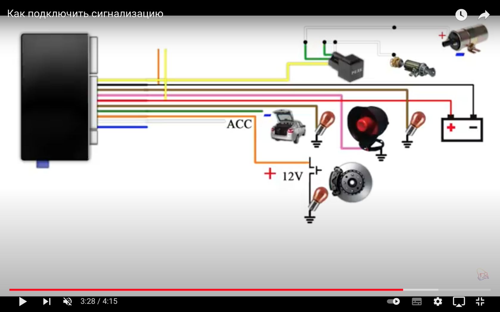 Подключение сигнализации на ваз | Электрооборудование автомобилей