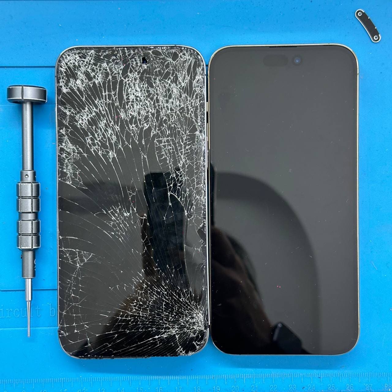 Ремонт iPhone 14 Pro Max в Алматы. Замена экрана, батарейки, заднего  стекла, динамика.