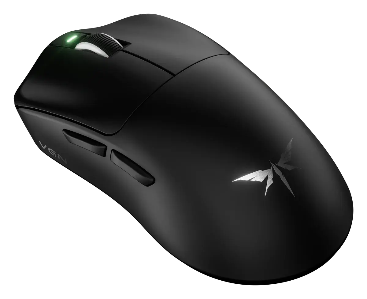 Игровая мышь VGN Dragonfly F1 SE, чёрный — вид сзади под углом