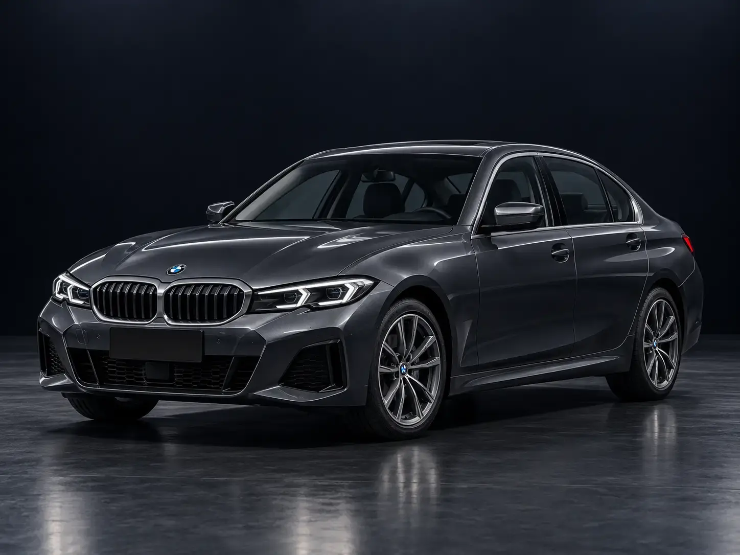 BMW 320Li в графитовом цвете