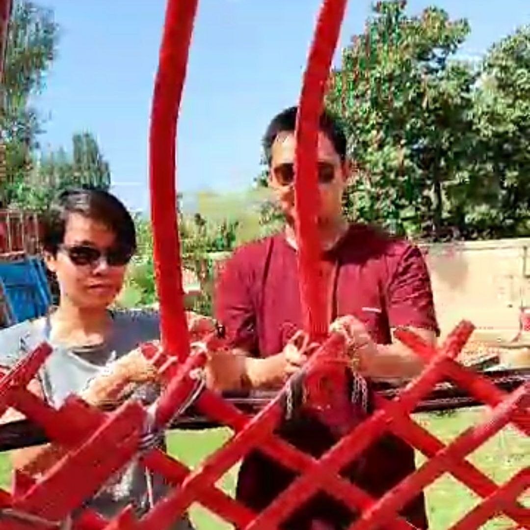 tour with master class on installing a yurt