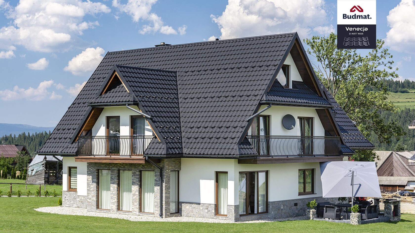 Классический дом с кровлей Budmat Venecja