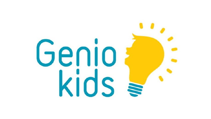 Логотип бренда игрушек genio kids