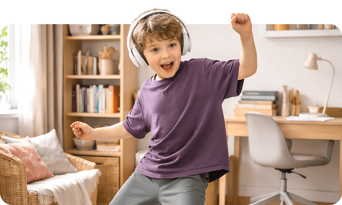 Brain Controls Dancing Turn wiggles into focus and calm through fun, brain-boosting dance