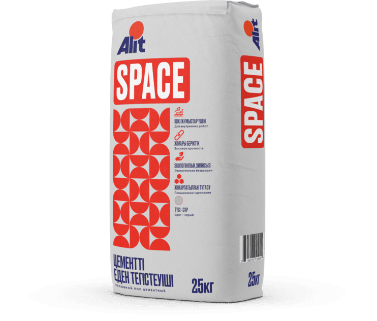наливной пол цементный Space, Alit